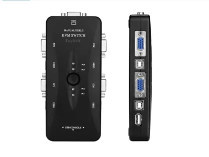 Technotech 4 Port USB KVM Switch – Powerful PC Sharing Solution