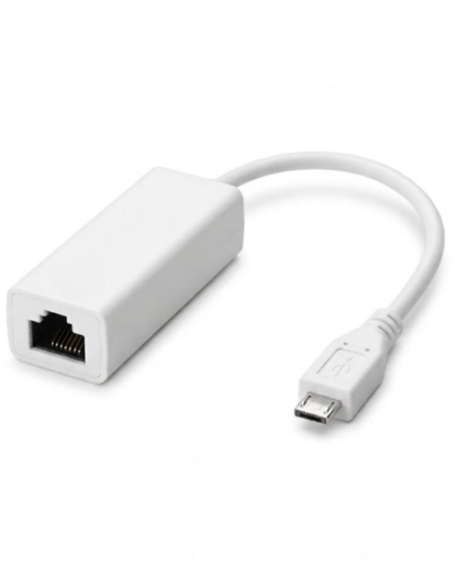 MICRO USB TO LAN ETHERNET ADAPTER 10/100MBPS/USB 2.0
