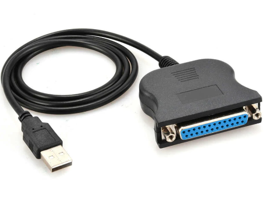 USB TO 25 PIN PARALLEL PORT PRINTER CONVERTER CABLE