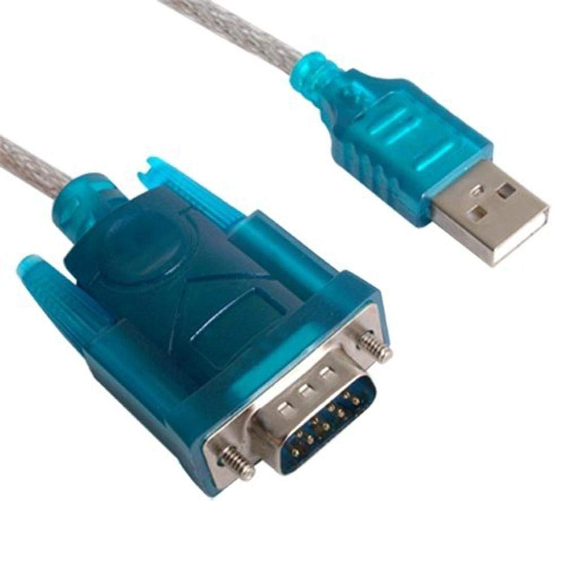 USB TO RS-232 SERIAL CABLE ADAPTER (SILVER)