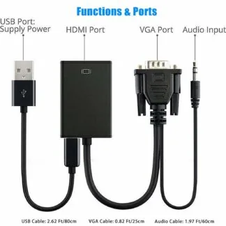 VGA TO HDMI CONVERTER WITH AUDIO(Blister Packing)