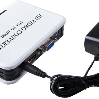 VGA TO HDMI HD VIDEO CONVERTER (PLASTIC WHITE)