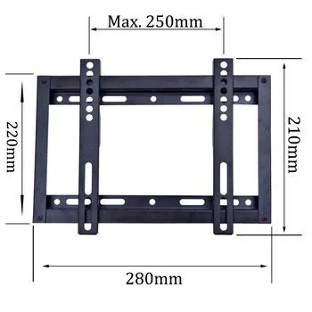 Technotech Wall Mount Fixed 14″ To 42″