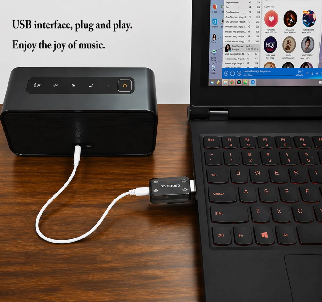 Technotech 5.1 USB Sound Card with Mic & Headphone Jack Technotech Technologies