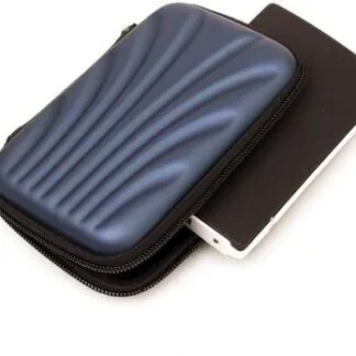 Technotech Blue Flower 2.5" Hard Disk Case (Blue/Black)