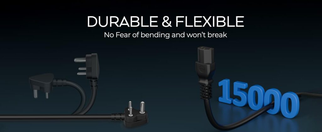 Technotech Desktop Power Cable Cord (10 Meter - Black) Technotech Technologies