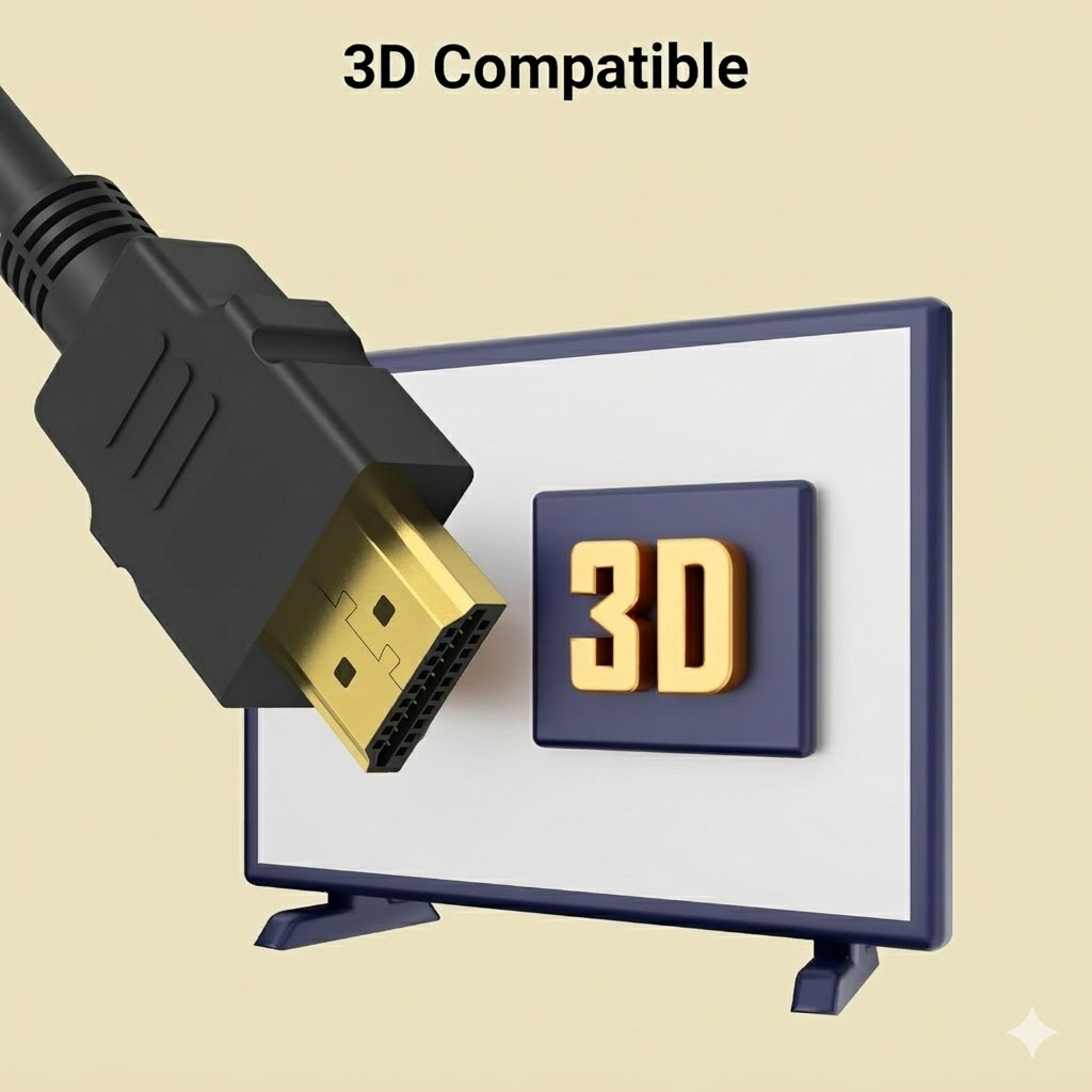 Technotech HDMI Male to Male Cable | High Speed | 1080p (10 Meter, Black) Technotech Technologies
