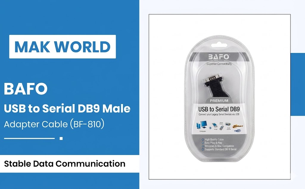 USB to Serial RS-232 DB9 Adapter with Cable – BAFO Technotech Technologies