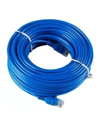 Technotech Cat6 Ethernet Lan Patch Cable (20 Meter, Blue)