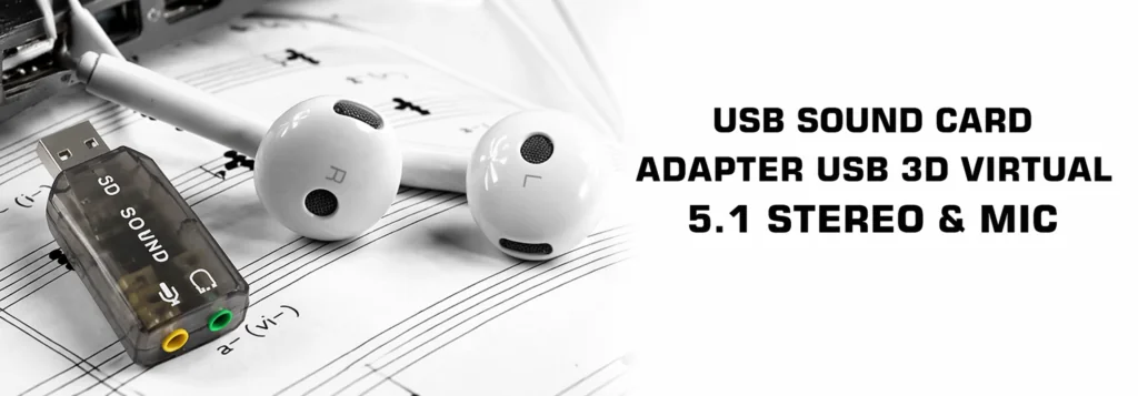 Technotech 5.1 USB Sound Card with Mic & Headphone Jack Technotech Technologies