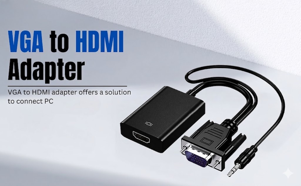 VGA TO HDMI CONVERTER WITH AUDIO(Blister Packing) Technotech Technologies