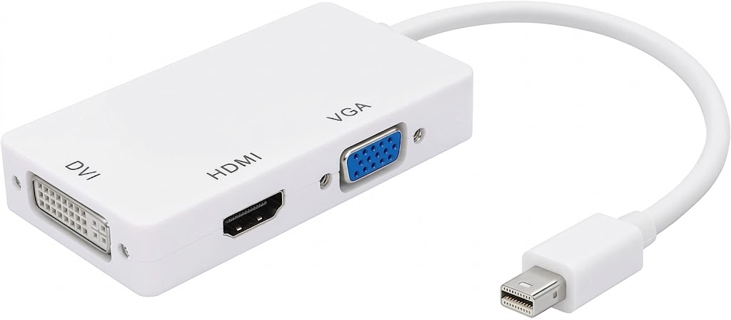 MINI DP MALE TO HDMI + VGA + DVI FEMALE CONVERTER Technotech Technologies