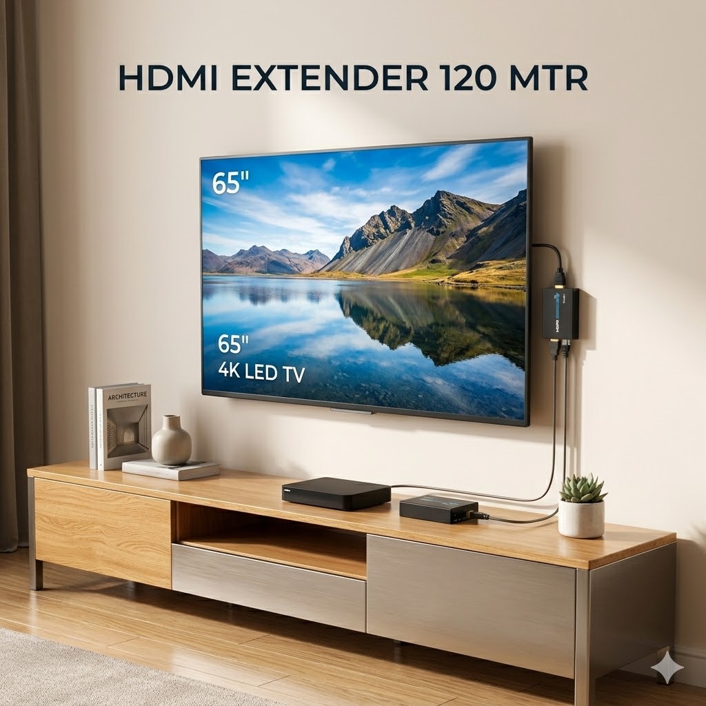 HDMI EXTENDER 120 mtr Technotech Technologies