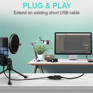Technotech USB 2.0 Active Extension Cable (10 Meter) Technotech Technologies