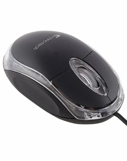Technotech USB 2.0 Mini Wired Optical Mouse (TT-01B, Black)