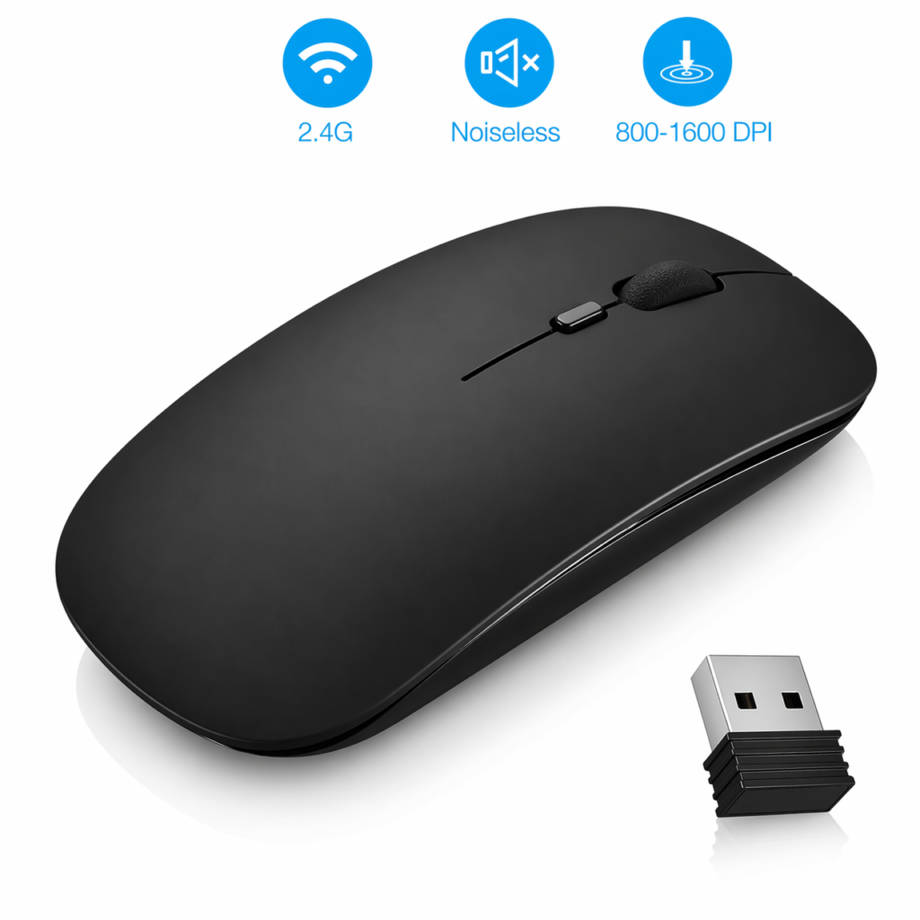 Technotech Ultra Slim 2.4 Ghz Wireless Mouse (TT-G03, Black) Technotech Technologies
