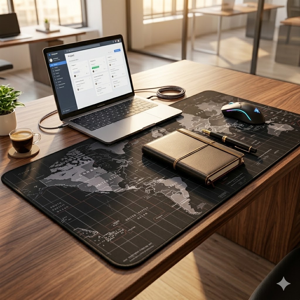 Technotech Speed Type Extended Mouse Pad XXXL (World Map, 900x400x2mm) Technotech Technologies