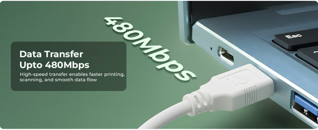 Technotech USB 2.0 High Speed Printer Scanner Cable (10 Meter) Technotech Technologies