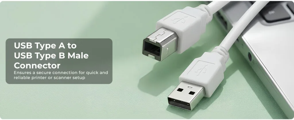 Technotech USB 2.0 High Speed Printer Scanner Cable (1.5 Meter) Technotech Technologies