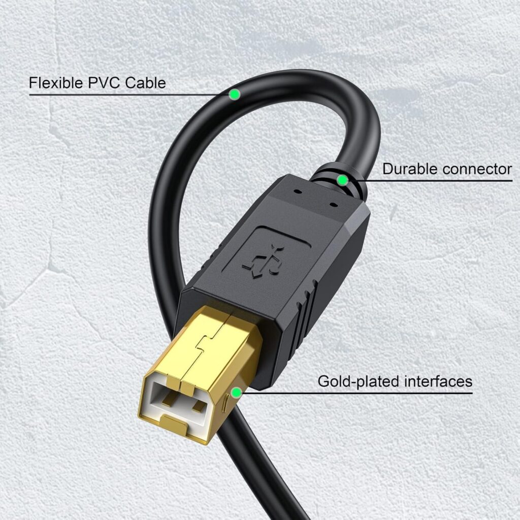 Technotech USB 2.0 Active A Male To B Printer Boosted Extension Cable (5 Meter) Technotech Technologies