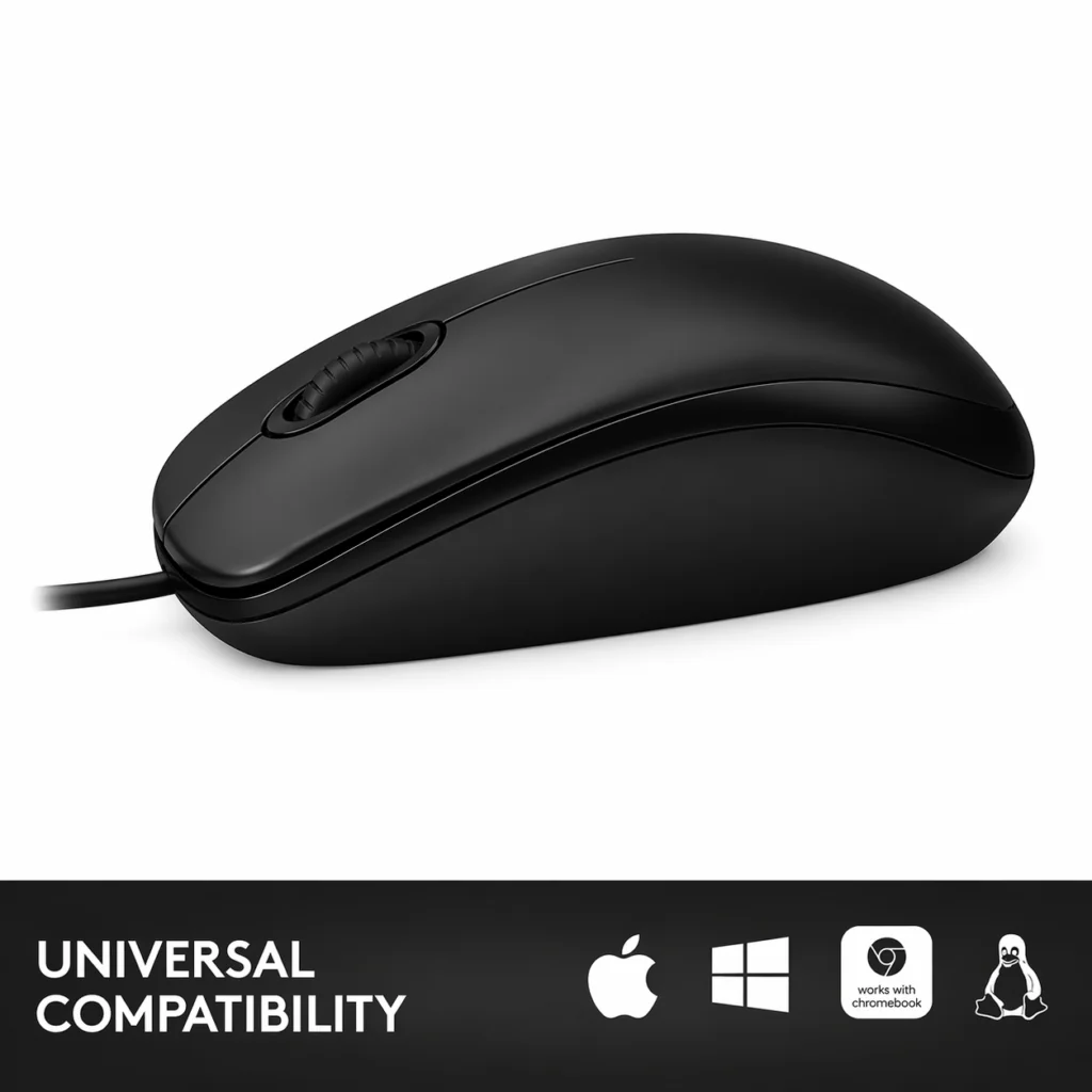 Technotech Wired Optical Mouse 1000 Dpi (M90, Black) Technotech Technologies