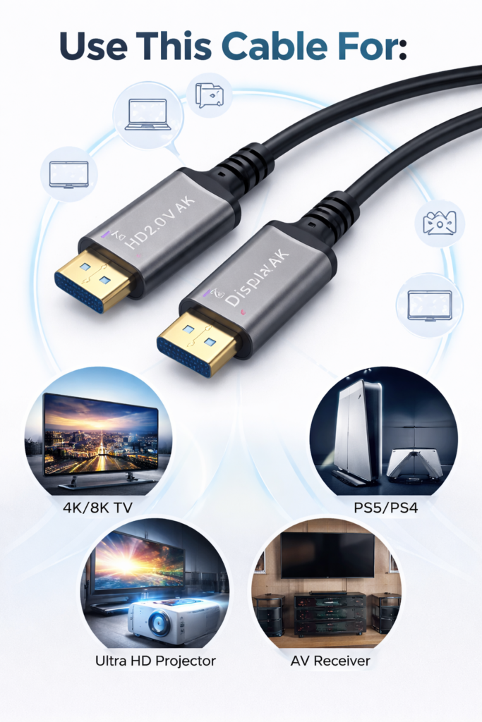 Fiber Active Optical Cable | 100 Meter High-Speed HDMI 2.0 for 4K & 8K UHD Ultra HD Performance Technotech Technologies