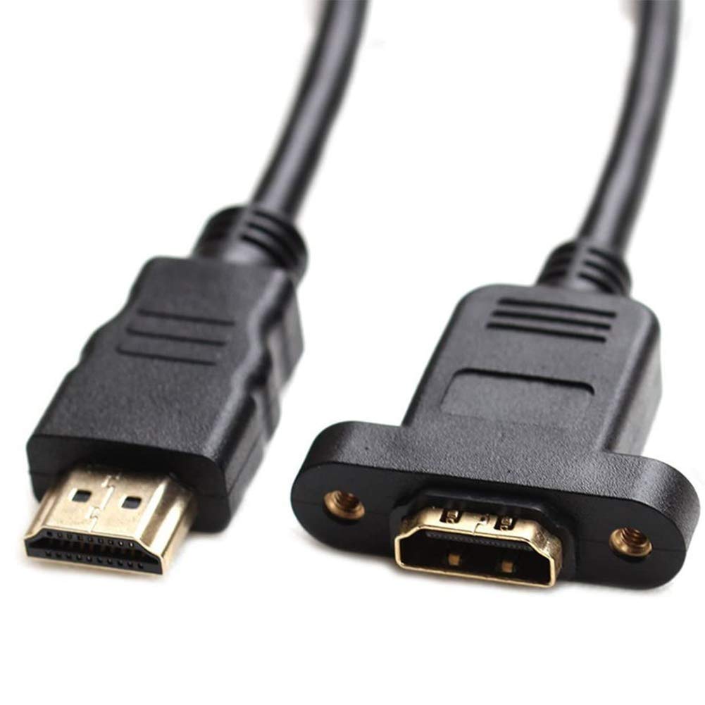 HDMI 1.5 Meter Male to Female Screw-Mounted Extension Cable Technotech Technologies
