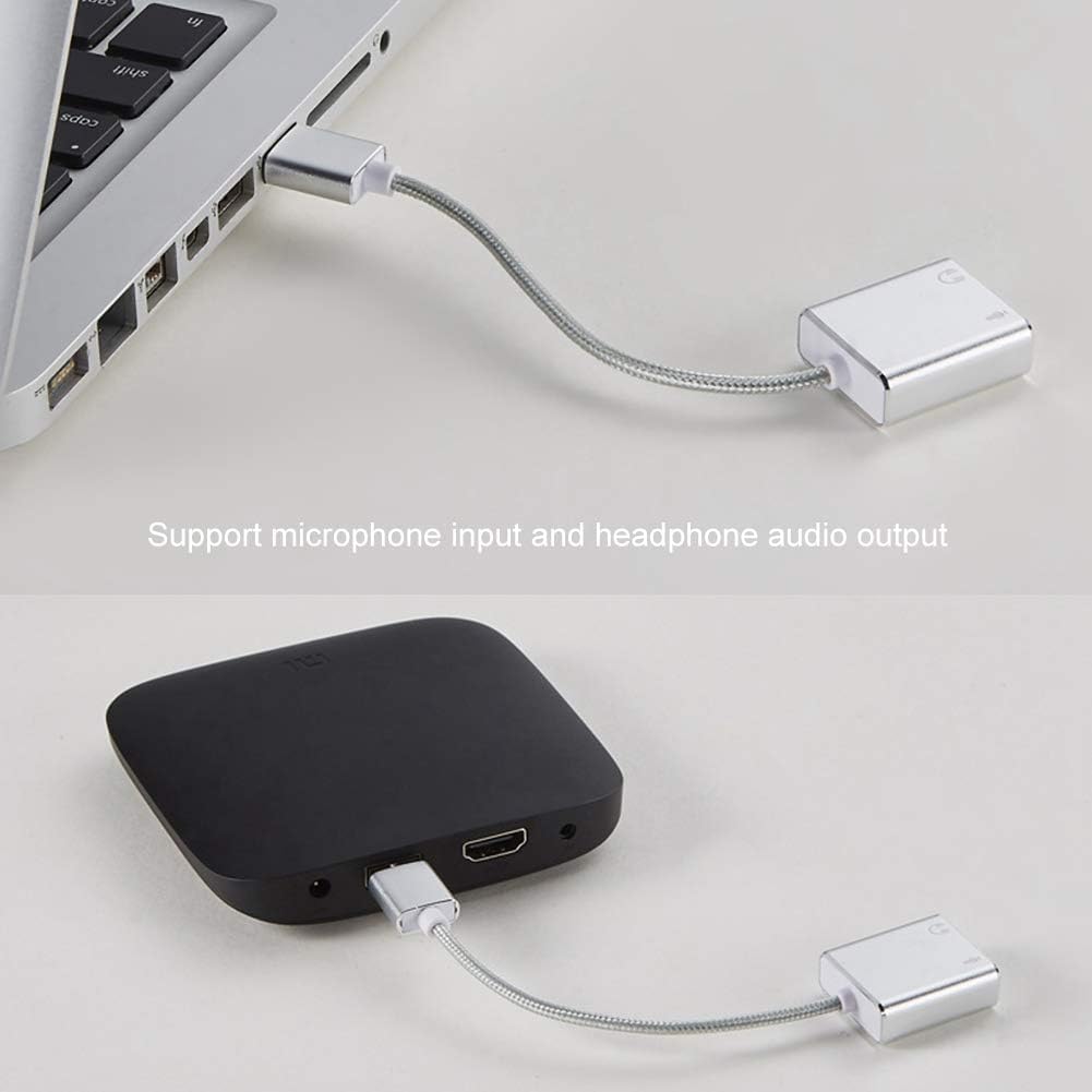 Type-C External Sound Card 3.5mm Adapter Technotech Technologies