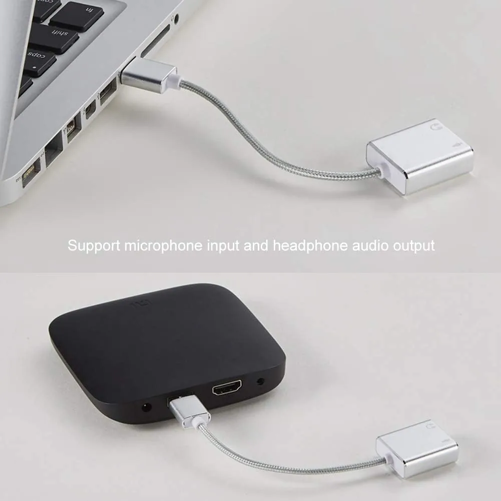 Type-C External Sound Card 3.5mm Adapter Technotech Technologies