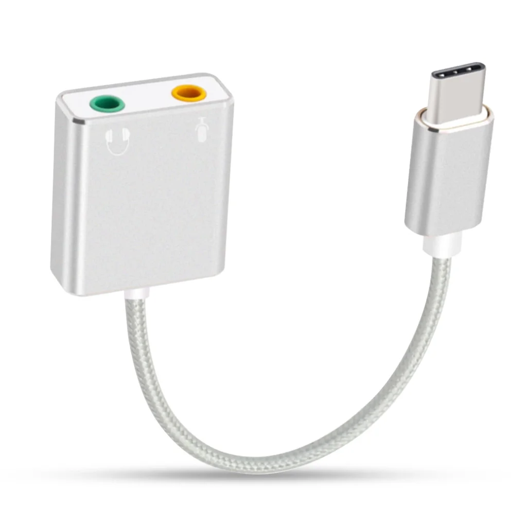 Type-C External Sound Card 3.5mm Adapter Technotech Technologies
