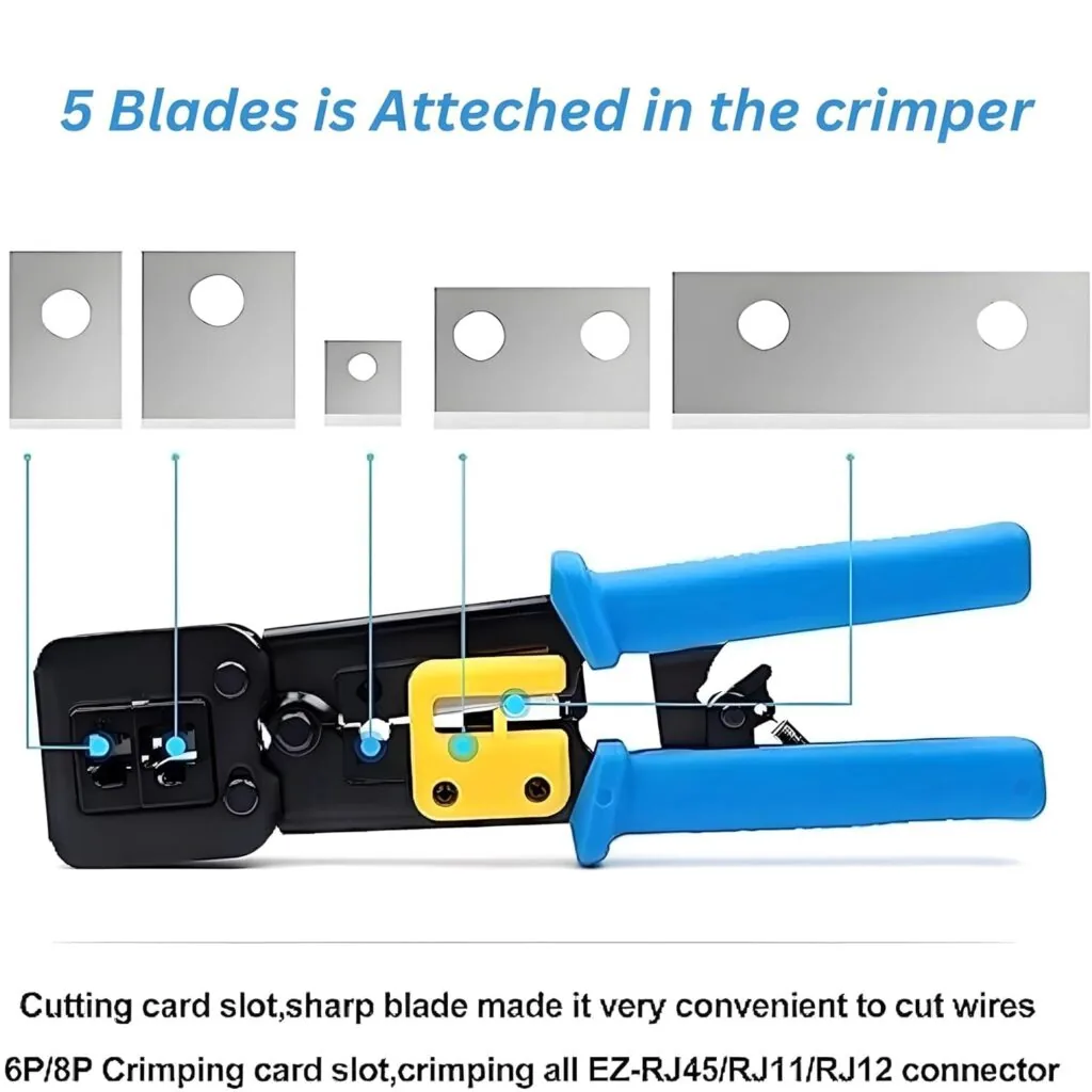 Pass Through Crimping Tool 367-2 – Professional RJ45 Network Cable Tool Technotech Technologies