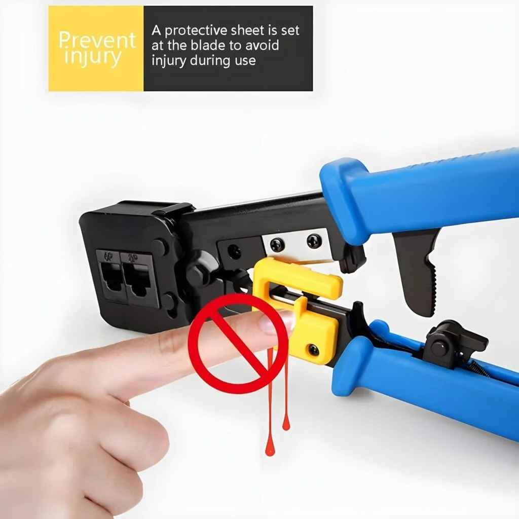 Pass Through Crimping Tool 367-2 – Professional RJ45 Network Cable Tool Technotech Technologies