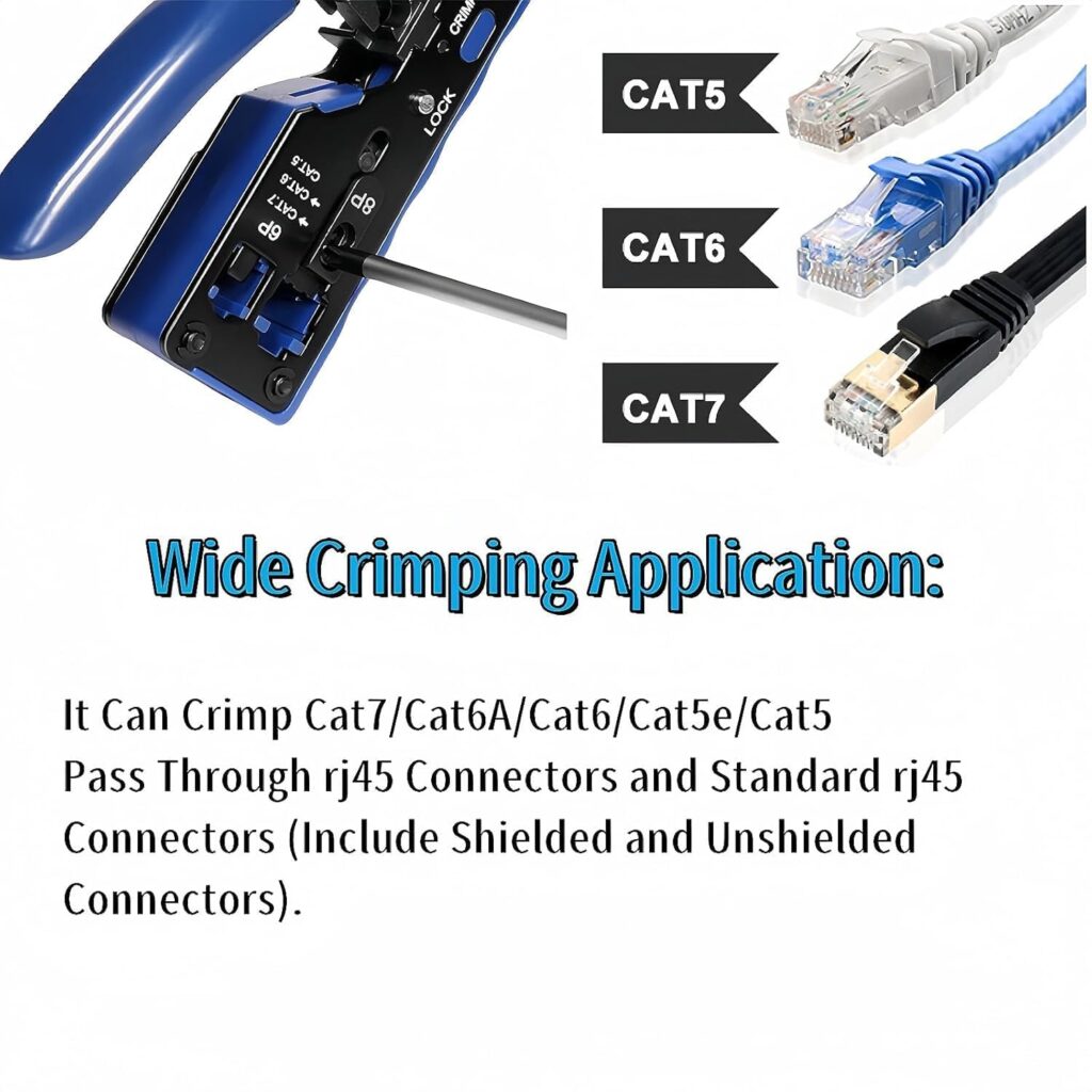 CAT 7 Ethernet Crimping Tool Technotech Technologies