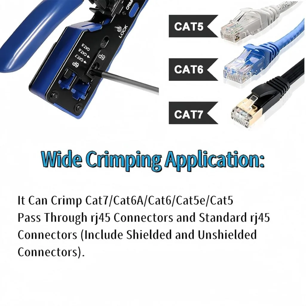 CAT 7 Ethernet Crimping Tool Technotech Technologies