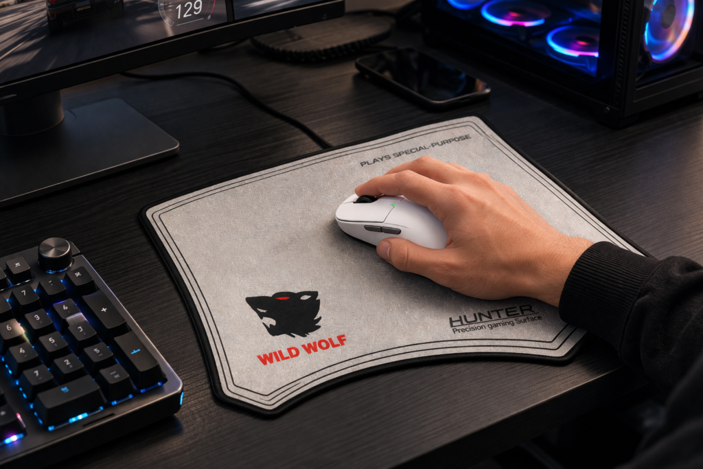 HUNTER H8 SIDE GLIDING MOUSE PAD (250MM300MM2MM) Technotech Technologies
