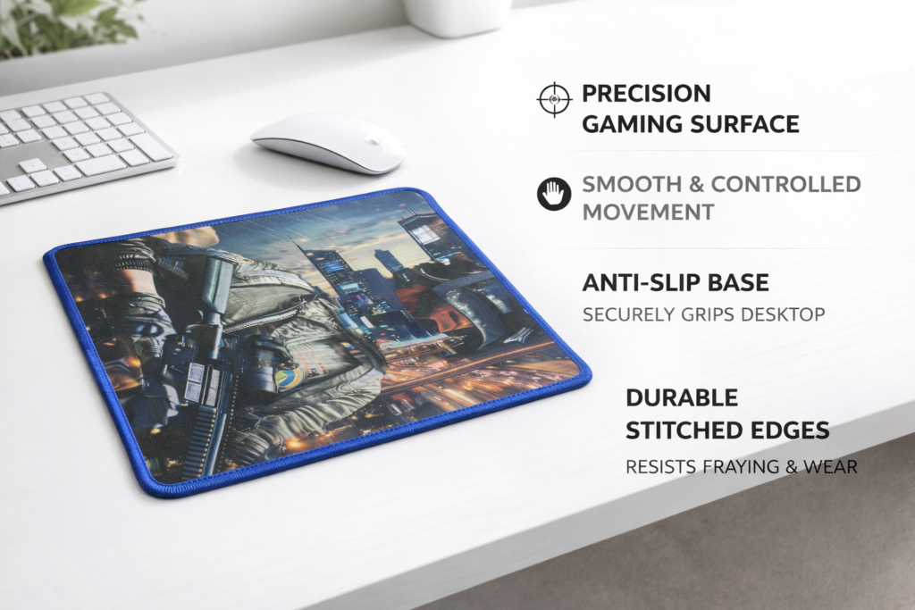 Silk Gliding H2 Mousepad – 190×230mm, Assorted Designs Technotech Technologies