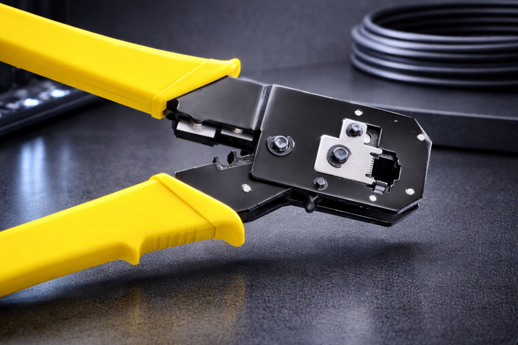 BOSI CAT 7 Ethernet Crimping Tool – Professional Network Cable Connector Tool Technotech Technologies