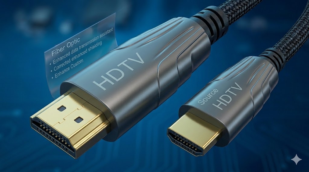 Fiber Active Optical Cable | 40 Meter Ultimate High-Speed HDMI 2.0 for 4K & 8K UHD Ultra HD Performance Technotech Technologies