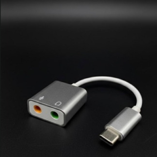 Type-C External Sound Card 3.5mm Adapter