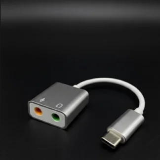 Type-C External Sound Card 3.5mm Adapter
