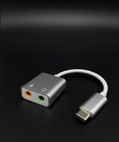Type-C External Sound Card 3.5mm Adapter