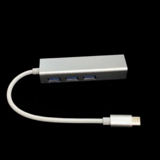 Type-C to Ethernet Adapter with 3 USB 3.0 Ports – Multiport Hub