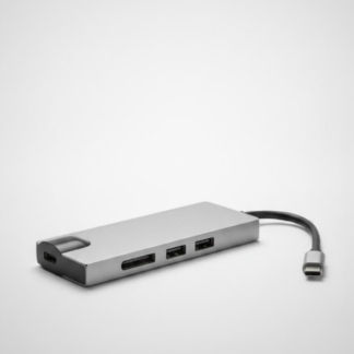 Type-C to HDMI 8-in-1 Multiport Hub with LAN, VGA & Card Reader