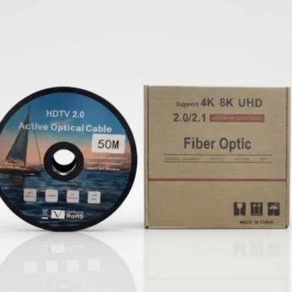 Fiber Active Optical Cable | 50 Meter High-Speed HDMI 2.0 for 4K & 8K UHD Ultra HD Performance