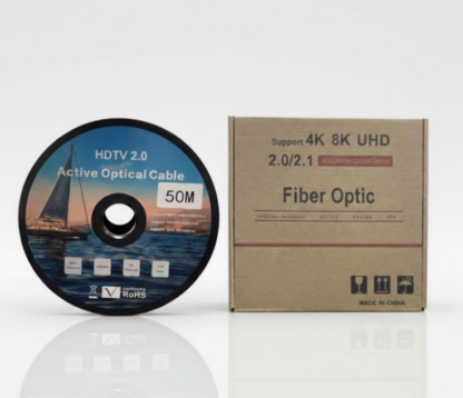 Fiber Active Optical Cable | 50 Meter High-Speed HDMI 2.0 for 4K & 8K UHD Ultra HD Performance