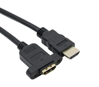 HDMI 1.5 Meter Male to Female Screw-Mounted Extension Cable