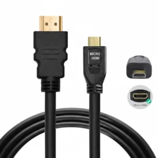 Micro HDMI to HDMI Cable 1.5 Meter – Premium High-Speed & Audio Equipment
