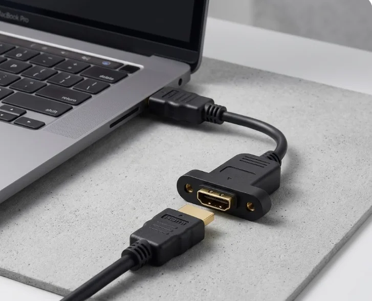 HDMI 1.5 Meter Male to Female Screw-Mounted Extension Cable Technotech Technologies