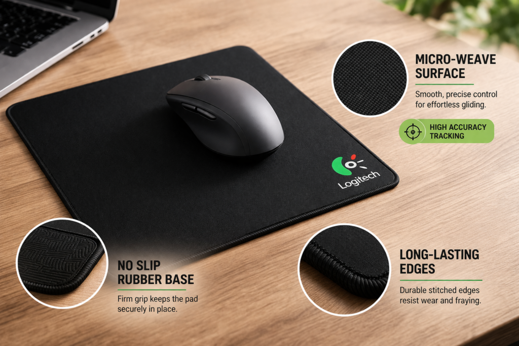 Logitech Slim Mousepad 180x220 Technotech Technologies