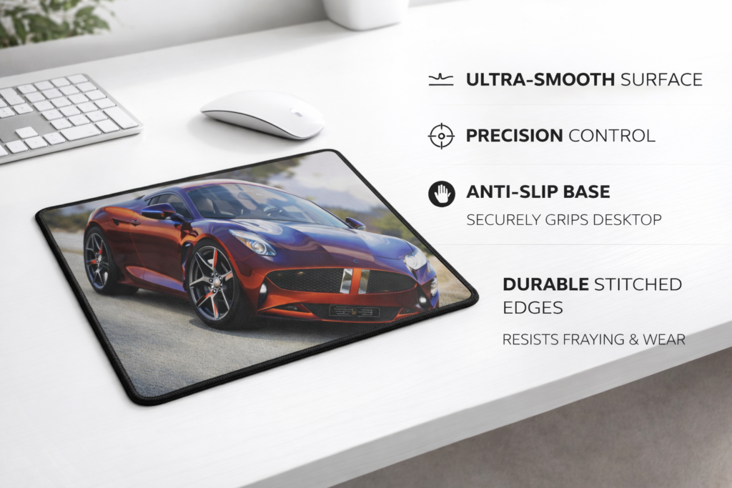 Silk Gliding R7 Mousepad – 200×250mm, Multiple Design Options Technotech Technologies